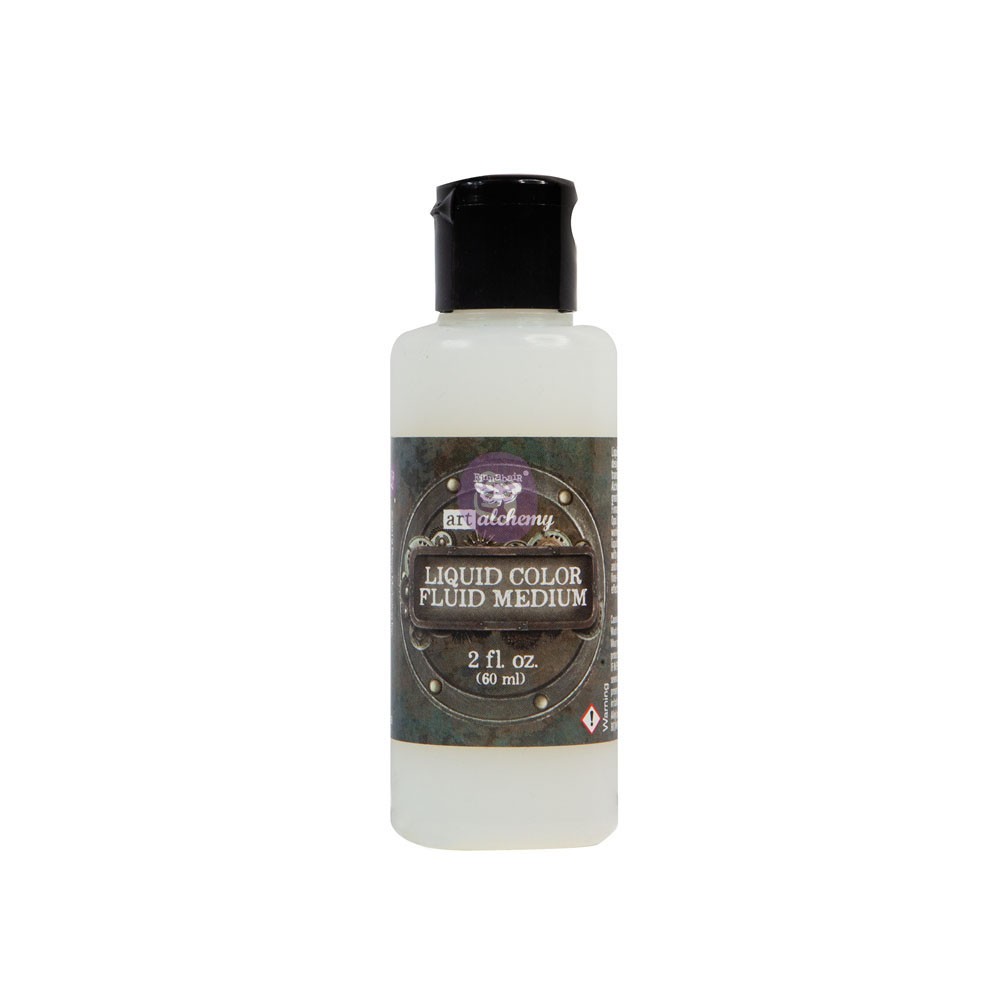 Finnabair Art Alchemy Acrylic Fluid Medium – Clear Medium for Mica Powders & Acrylics, 60 ml